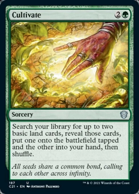 MTG - CULTIVATE - Commander 2021 (U) - Image 1 of 1