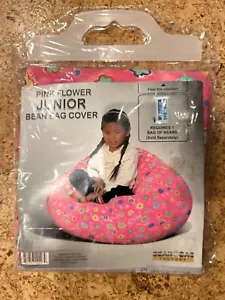 Pink Flower Bean Bag Cover Junior Bean Bag Cover New - Picture 1 of 1