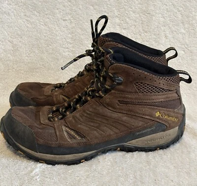 Columbia Hiking Boots Men's Size 9.5 Brown Waterproof YM5296-256 Trail - Image 1 of 4