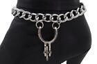 Women Silver Metal Chain Boot Bracelet Western Shoe Horse Spurs Charm Cowgirls