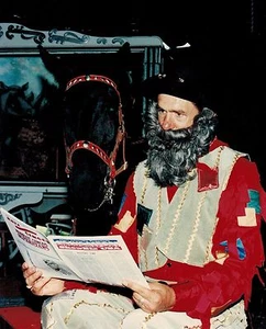 8x10 Foto Zirkus Werbung Tanzpferd Dressur Haute Ecole Sattelzucht-Geschenk - Bild 1 von 1