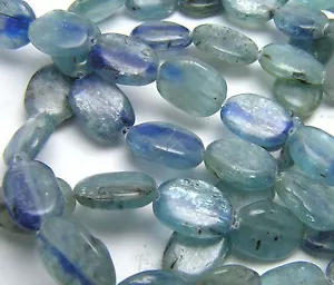 16" Strand BLUE KYANITE 13x18mm Oval Beads - Picture 1 of 1