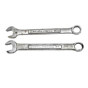 Set chiavi artigianali 9/16" SAE chiavi combinate 2 pezzi vintage made in USA utensili forgiati - Foto 1 di 7