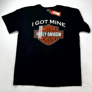 HARLEY DAVIDSON Motorcycles T-Shirt Adult LG Black I Got Mine Grand Canyon AZ - Picture 1 of 8