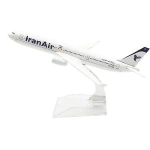 1:400 16cm A330 Iran Air Metal Airplane Model Alloy Plane Diecast Plane Model - Picture 1 of 9