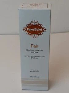 Fake Bake FAIR SUNLESS Gradual Self Tan TANNING LOTION 6 FL OZ SEALED - Picture 1 of 3
