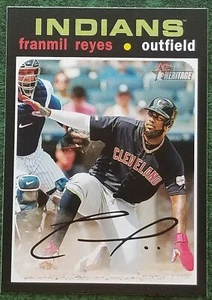 2020 Topps Heritage Base #275 Franmil Reyes - Cleveland Indians - Picture 1 of 1