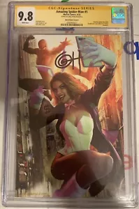 Amazing Spider Man #1 Horn Variant CGC 9.8 Signature Series - Picture 1 of 8