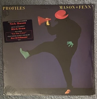 MASON+FENN "Profiles" w/ David Gilmour vocal Vinyl LP, 1985 Columbia, New Sealed - Image 1 of 4