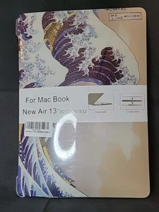 MacBook Air 13" (M1) A1706, A1708 Estuche Plástico Duro + Cubierta de Teclado Tidal Wave - Imagen 1 de 6