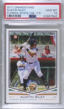 2017 Grandstand Florida State League Top Prospects Austin Riley PSA 10 GEM MT