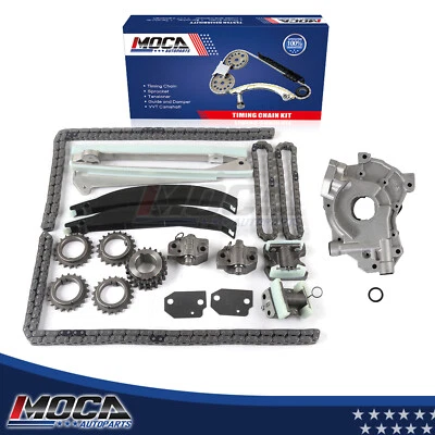 Kit de cadena de distribución con bomba de aceite 21 mm de entrada para Lincoln Navigator 99-04 4 puertas 5,4 V8 Foto 1 de 4