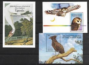 BIRDS @ UGANDA SOUV. SHEETS MNH - NICE PRICED@V26 - Picture 1 of 1