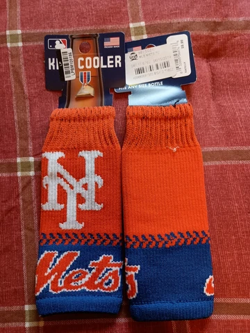 New York Mets 12oz Two Sided Bottle Cooler Koozie  MLB Cover