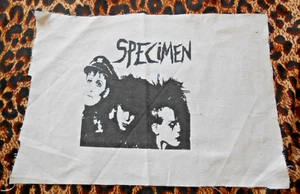 SPECIMEN DIY PATCH/punk/new wave/gothic/dark/batcave/cure/bowie/siouxie/bauhaus - Imagen 1 de 1