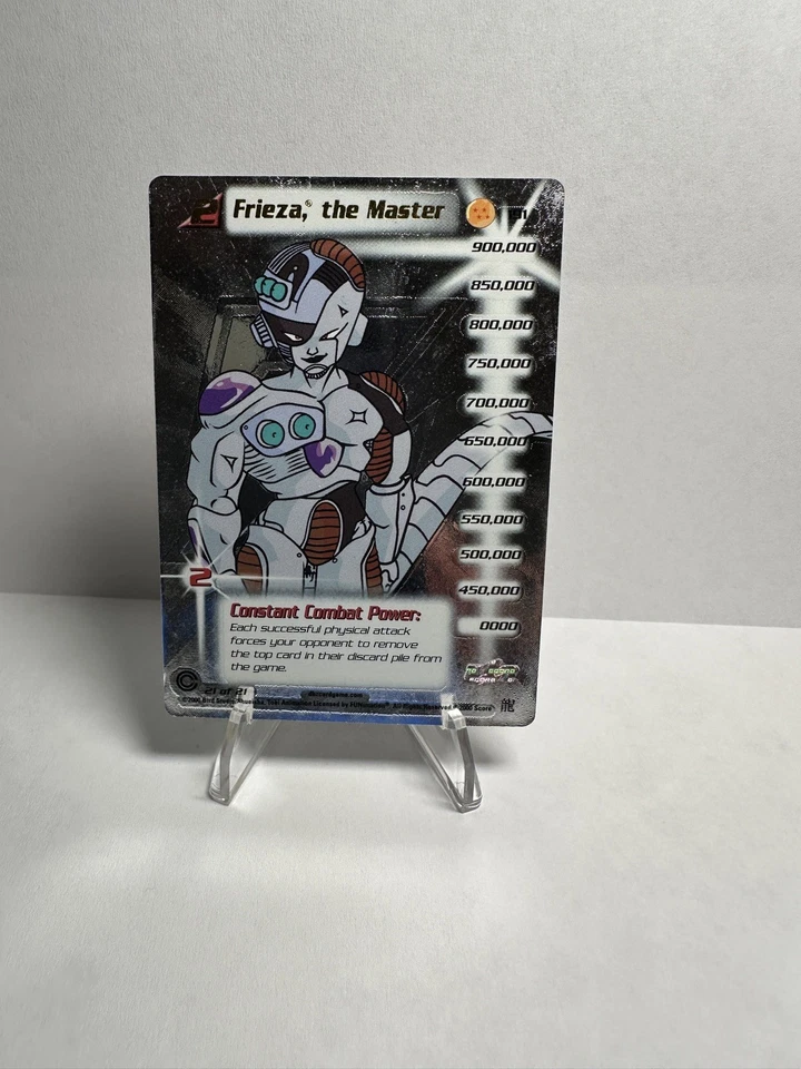 DBZ CCG DRAGON BALL Z FRIEZA THE MASTER LV2 #191 LIMITED HI-TECH FOIL NM/LP - Image 1 of 2