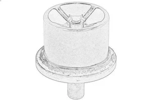 Thermostat, coolant OE FORD TRUCKS T217879 - Picture 1 of 8