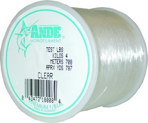 Ande Fishing Line A18-6C Premium Monofilament Fishing Line 1/8Lb Spool 6 lb 925 - Picture 1 of 1