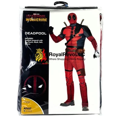 Костюм Дэдпула для взрослых 01750686 Spirit Halloween - Deadpool & Wolverine размер VRY - Изображение 1 из 4