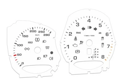 Porsche Macan,Cayman,Boxster White - Speedometer gauges from MPH to km/h - Image 1 of 4
