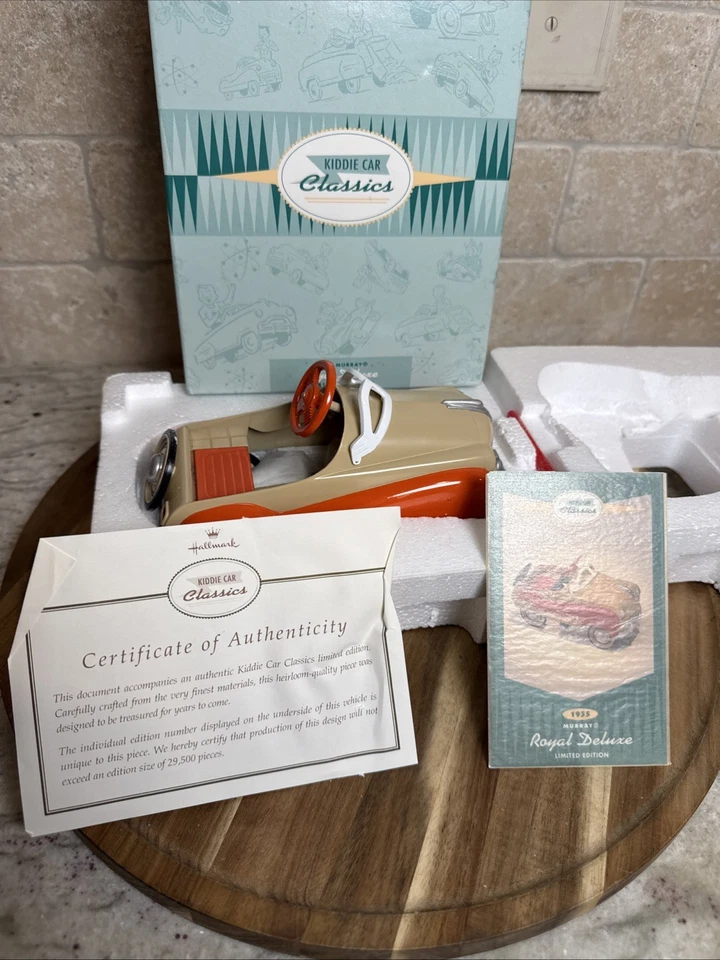 1995 Hallmark Kiddie Car Classics 1955 Murray Royal Deluxe Qhg9025 MIB Gold