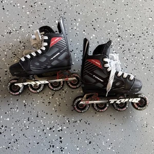 Tour Nano FB-225, Inline Hockey Rollerblades, Youth Size 11-13 ADJUSTABLE - Picture 1 of 3