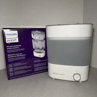 Esterilizador eléctrico para biberones de vapor Philips AVENT SCF293/00 - Excelente estado Foto 1 de 4