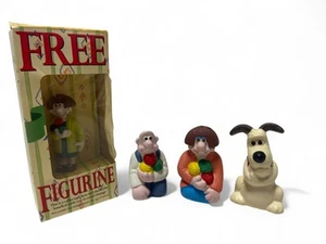Wallace und Gromit Figuren Typhoo Tea Promotion 1989 verpackt *Preloved* - Bild 1 von 24