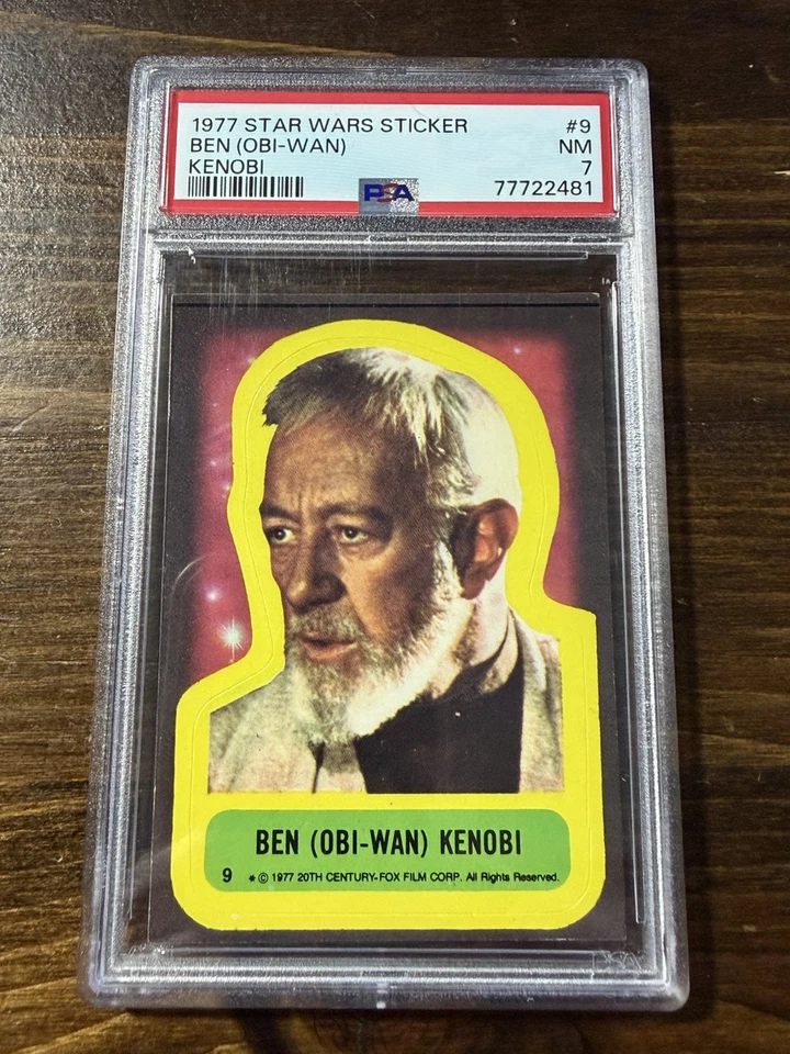 1977 Topps Star Wars Sticker Ben Obi-Wan Kenobi Near Mint - Image 1 of 2