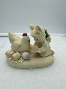 Department 56 Snowbunnies "Can I Have One Egg Please" Easter Figurine  - Picture 1 of 9