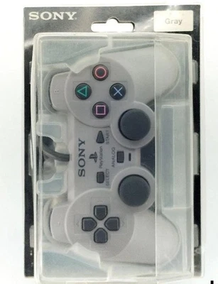 Sony PlayStation PS1 DualShock OEM Controller cablato grigio SCPH-1200... - Immagine 1 di 4