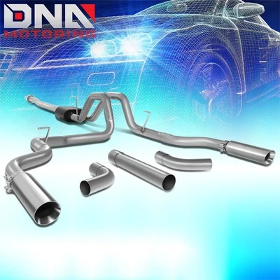 For 2015-2020 Ford F150 2.7/3.5/5.0L 3.5"Od Round Muffler Tip Catback Exhaust - Image 1 of 4
