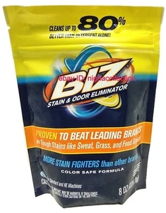 (4 PACK)- BIZ Stain & Odor Eliminator Powder Detergent Laundry Booster 8 Oz Each - Picture 1 of 11