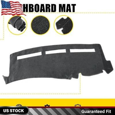 For 1999-2006 Chevrolet Silverado 1500 2500 3500 Dash Cover Mat Protector Gray - Image 1 of 4