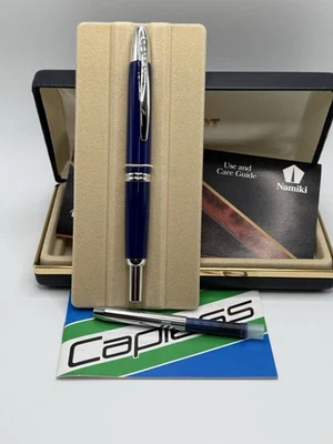 Pluma Estilográfica Pilot Vanishing Point Med 14K Plumín Azul 60143 De Colección Nueva En Caja Foto 1 de 4