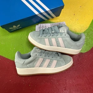 ADIDAS CAMPUS 00s HAZY GREEN OFF WHITE UK4 💚TRUSTED SELLER💚 - Picture 1 of 6