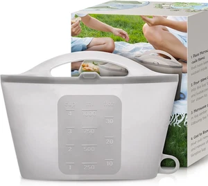 Silicone Microwave Steam Sterilizer Bag - Microwave Steriliser Bag for Baby B... - Picture 1 of 12
