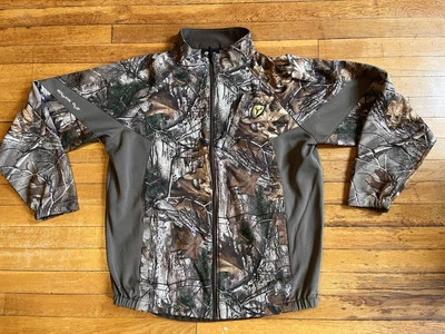 Scent Blocker Knockout Trinity Realtree Camo Jacket Men’s Large Brown - Image 1 of 4