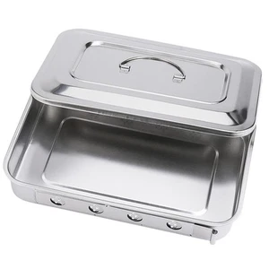 201 Stainless Steel Surgical Tray - Professional Dental Instrument Tray Medic... - Picture 1 of 7