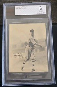 1934 1936 Batter-Up John Babich BVG BECKETT 6.0 High Grade POP 1 Dodgers Boston - Picture 1 of 3