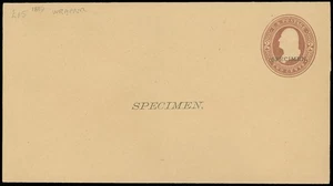 1884 #W283 STAMPED ENVELOPE, WRAPPER SPECIMEN ENTIRE With Specimen Overprints! - Picture 1 of 1