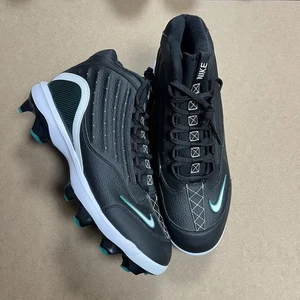Nike Griffey 2 MCS Baseball Cleat Black/Freshwater HF1579-002 US Men Size 10.5 - Picture 1 of 8