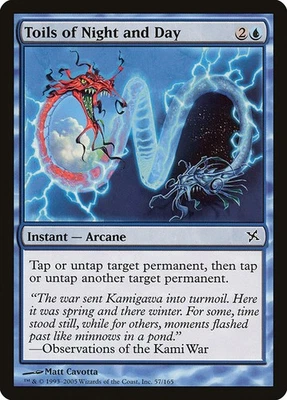 (1x) TOILS OF NIGHT AND DAY - Betrayers of Kamigawa MTG Magic the Gathering Card - Image 1 of 4