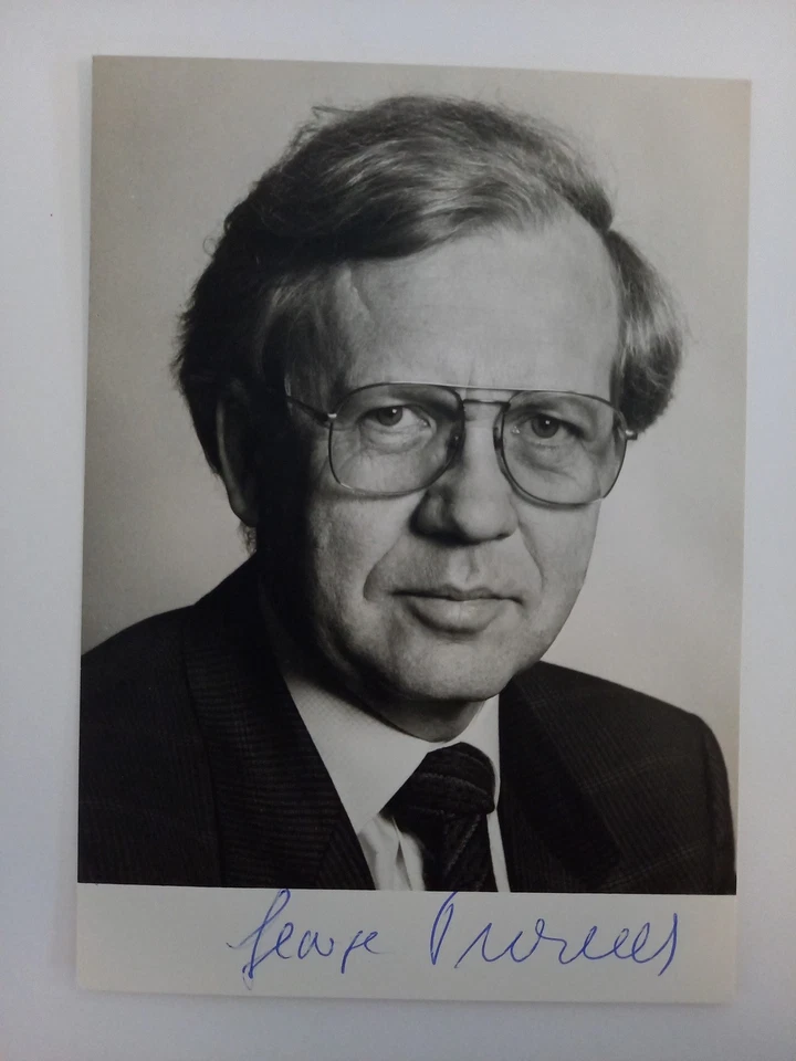 George Turner - Wissenschaftssenator - original Autogramm - ca. 15x10cm - Autogr - Bild 1 von 1