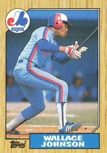 Wallace Johnson 1987 Topps #588 Montreal Expos - Picture 1 of 2