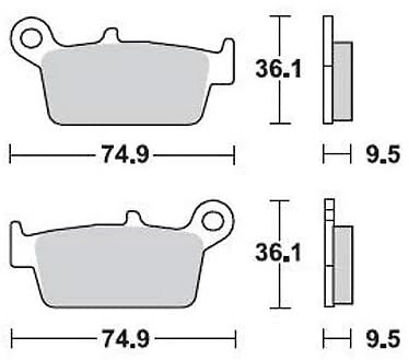 PASTIGLIE FRENO  BRAKING SINTERIZZATE 701CM46 - Immagine 1 di 1