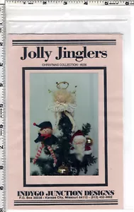 "Jolly Jinglers" ©1992 Indygo Junction Sewing Craft Pattern # 226 Xmas Collectio - Picture 1 of 2