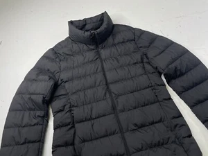 Uniqlo Ultra Light Packable Down Jacket Womens Small Quilted Zip Black Puffer - Picture 1 of 7