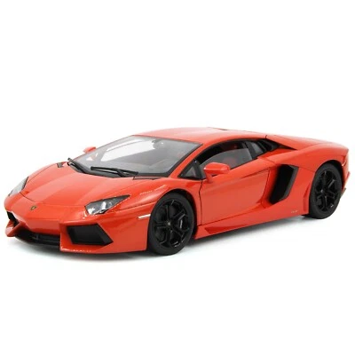 1:18 Scale Welly Lamborghini LP700 Orange Diecast Model Car Superrace Toy gift - Image 1 of 4