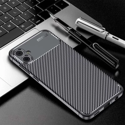 PIXFAB ARMOUR Case For Samsung Galaxy A06 4G, Black Silicone Shockproof Gel Phone Cover